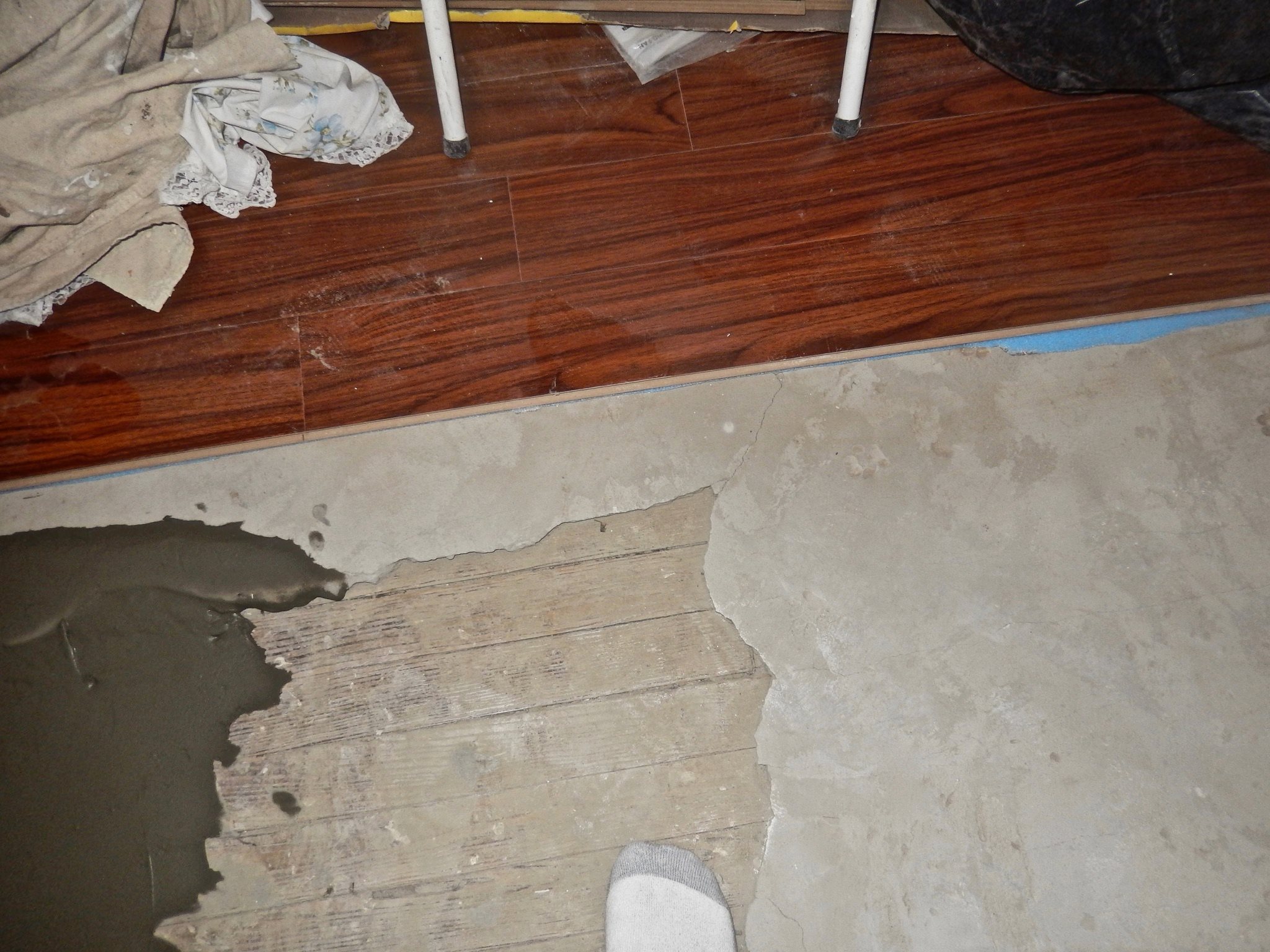 unfinished floors thru out my house