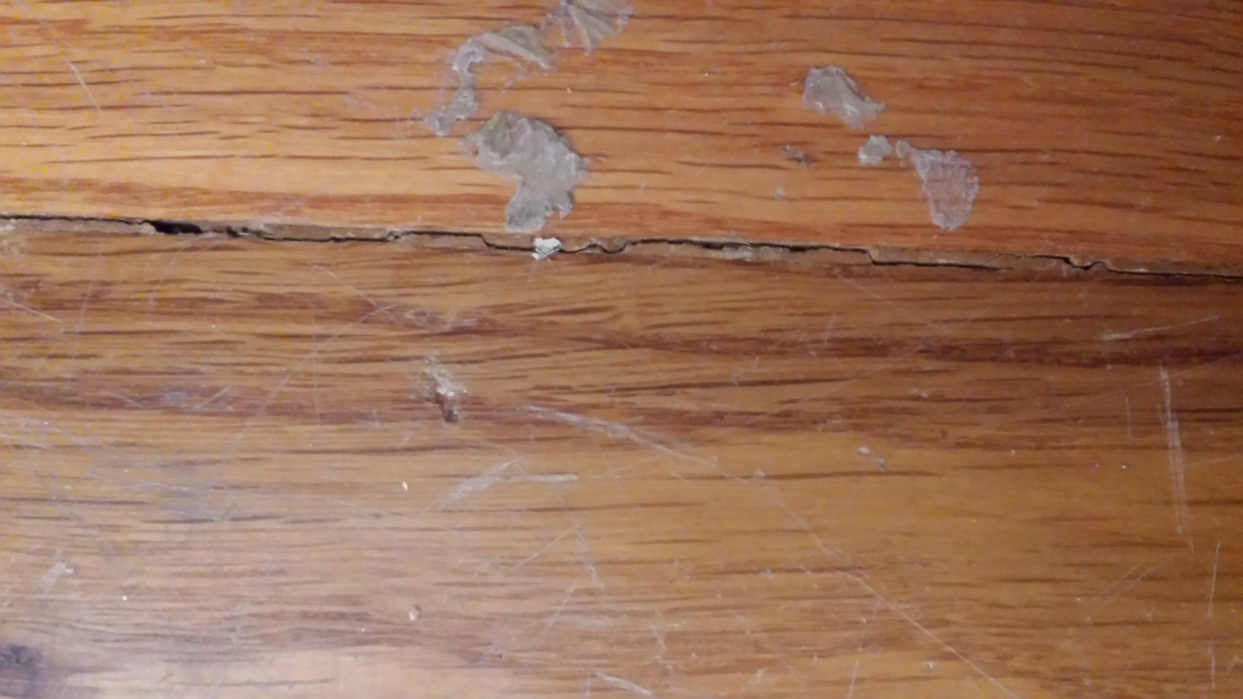 Oak Floor Damage
