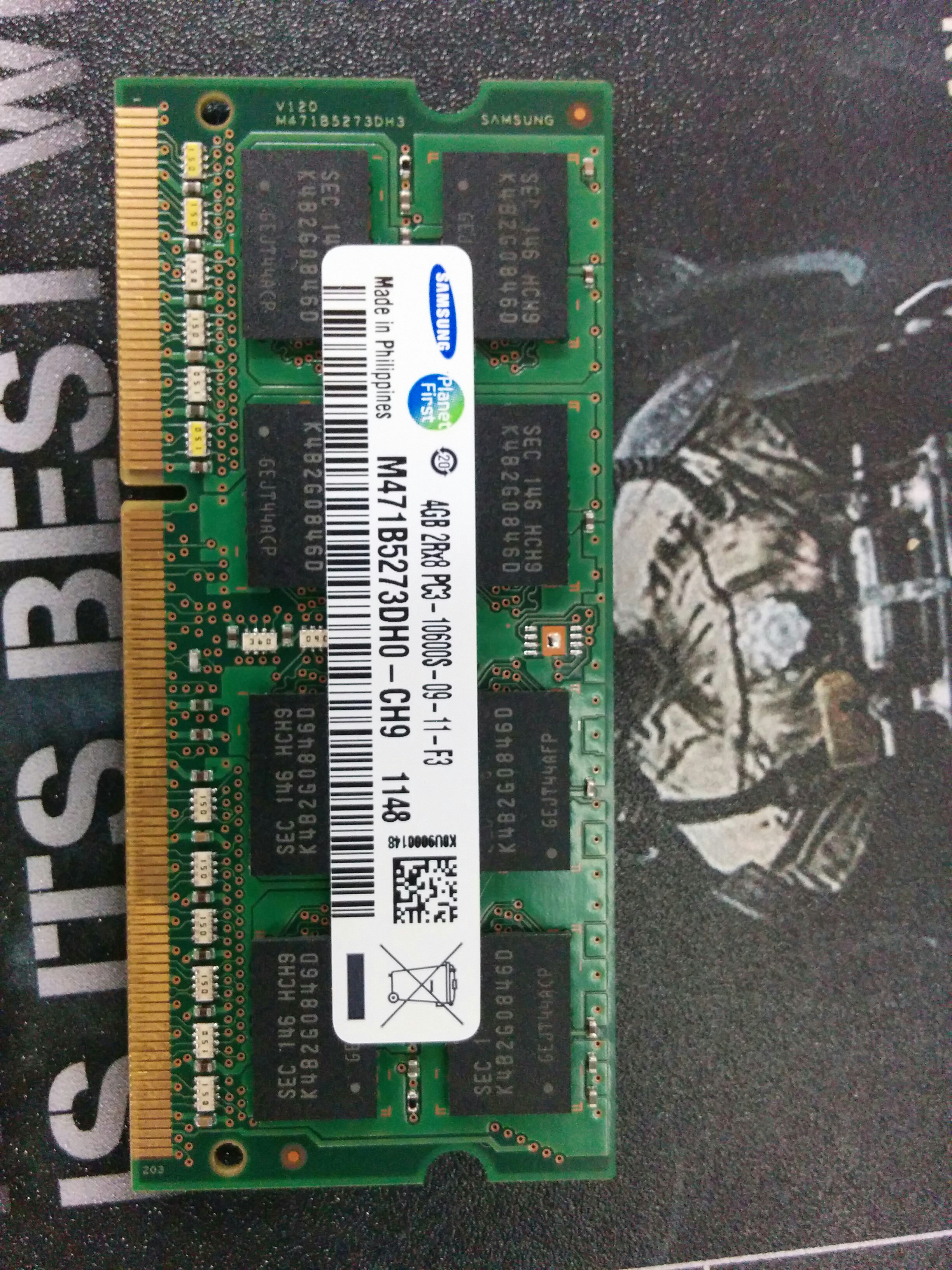 Defective Samsung Laptop Memory