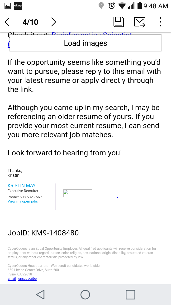 Resume request