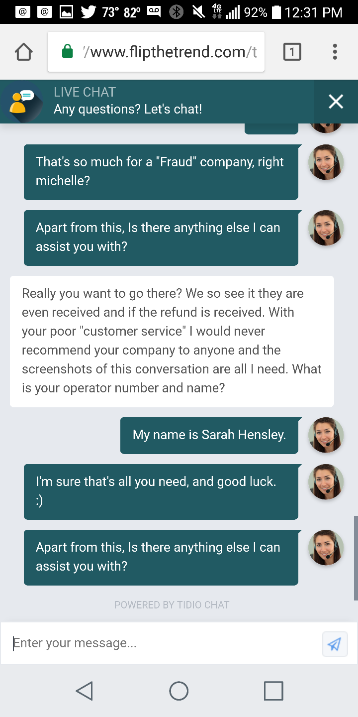 Chat Screen Shot