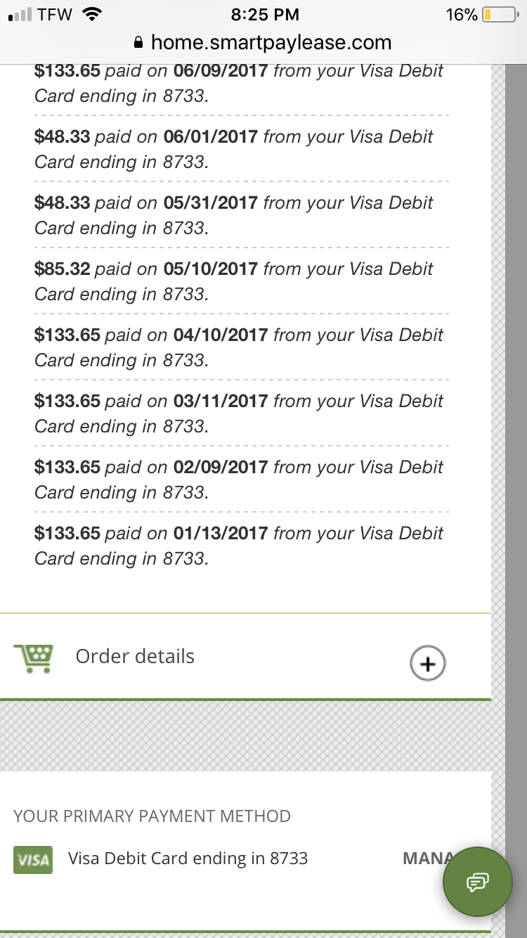 Paid receipts check the dates payments overlapped 