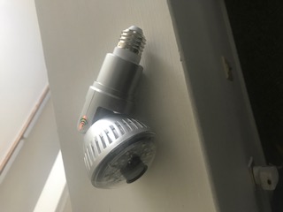 Defective blight bulb camera