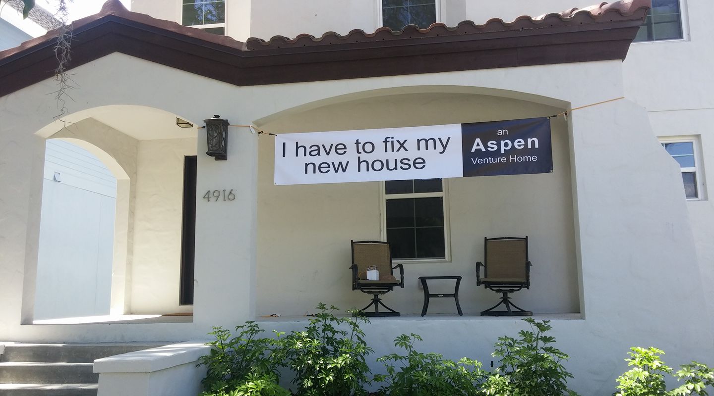 My Banner on My House