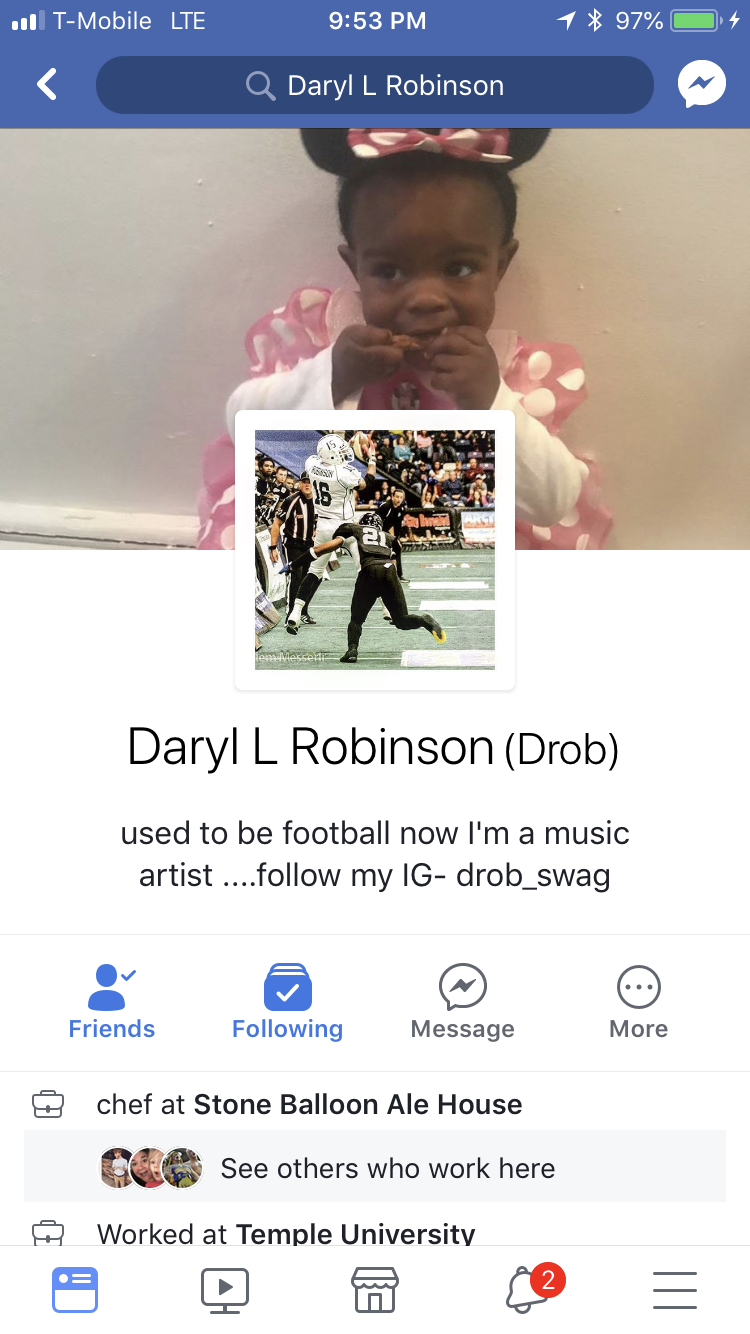 His facebook page 