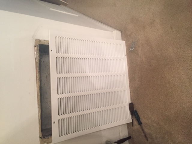 replace vent from a year ago