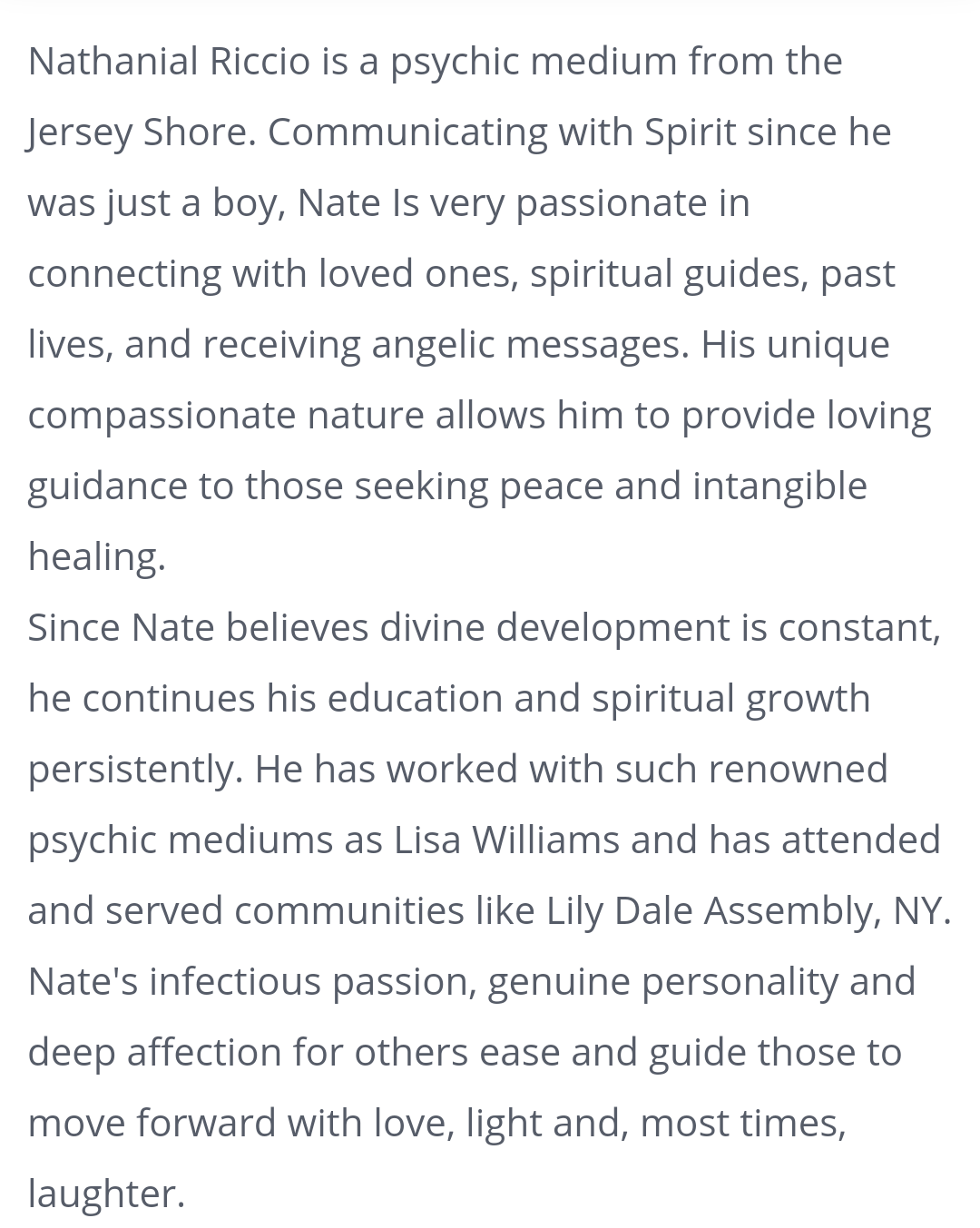 Chris DeSerio's boyfriend Nate Riccio Bio