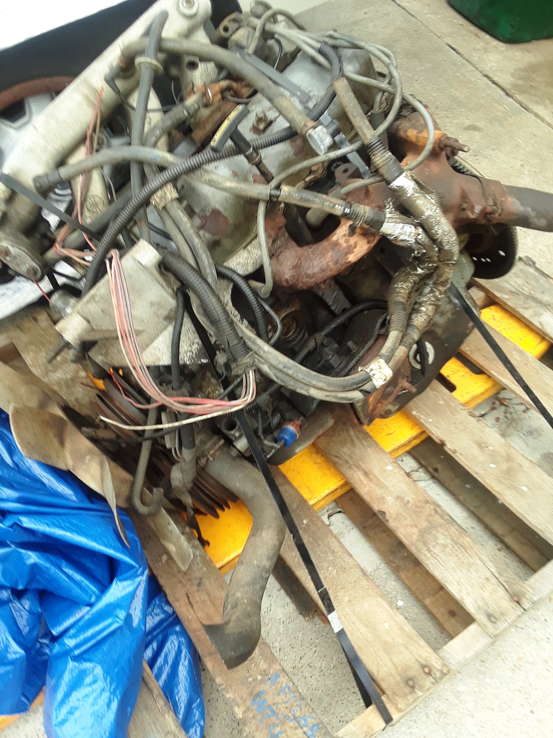 SALVAGED ENGINE SENT - NOT TESTED AS TOLD WAS DONE