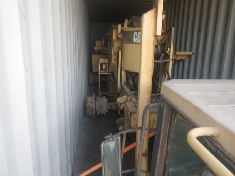 loaded container