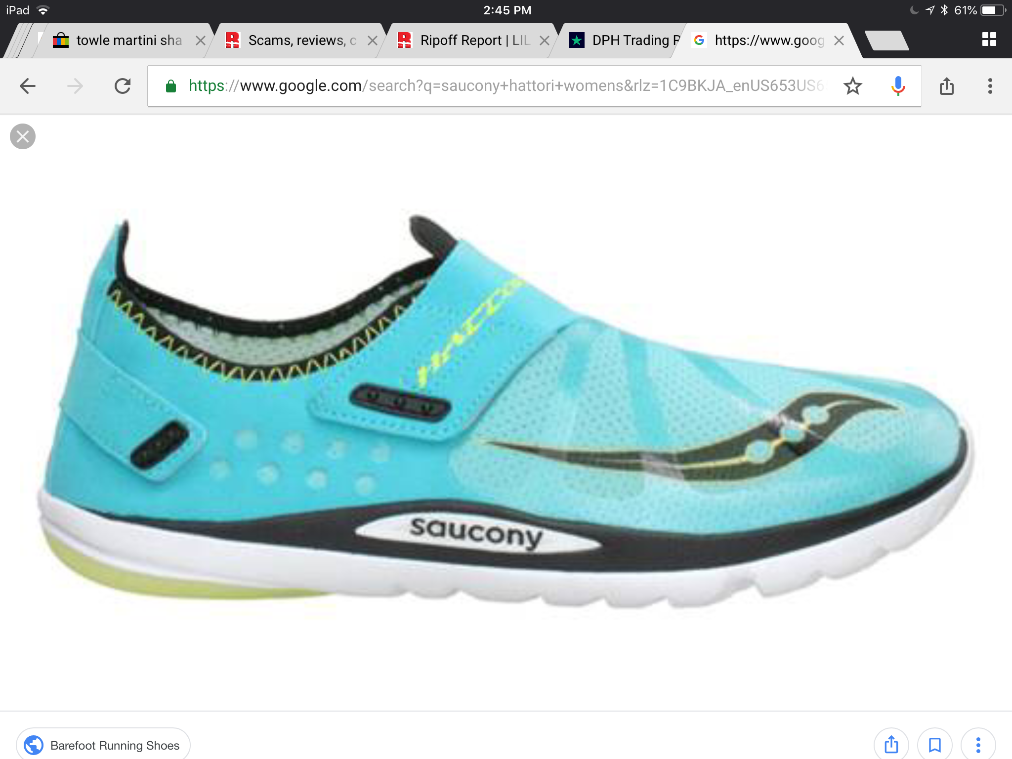 I ordered this Saucony shoe in a size 9 ladies