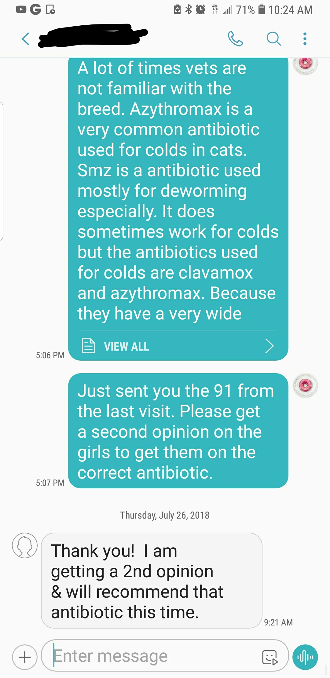 Pg2of2 proper antibiotics not given