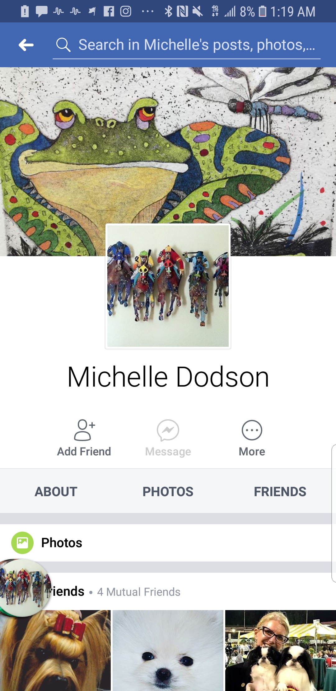 Facebook profile