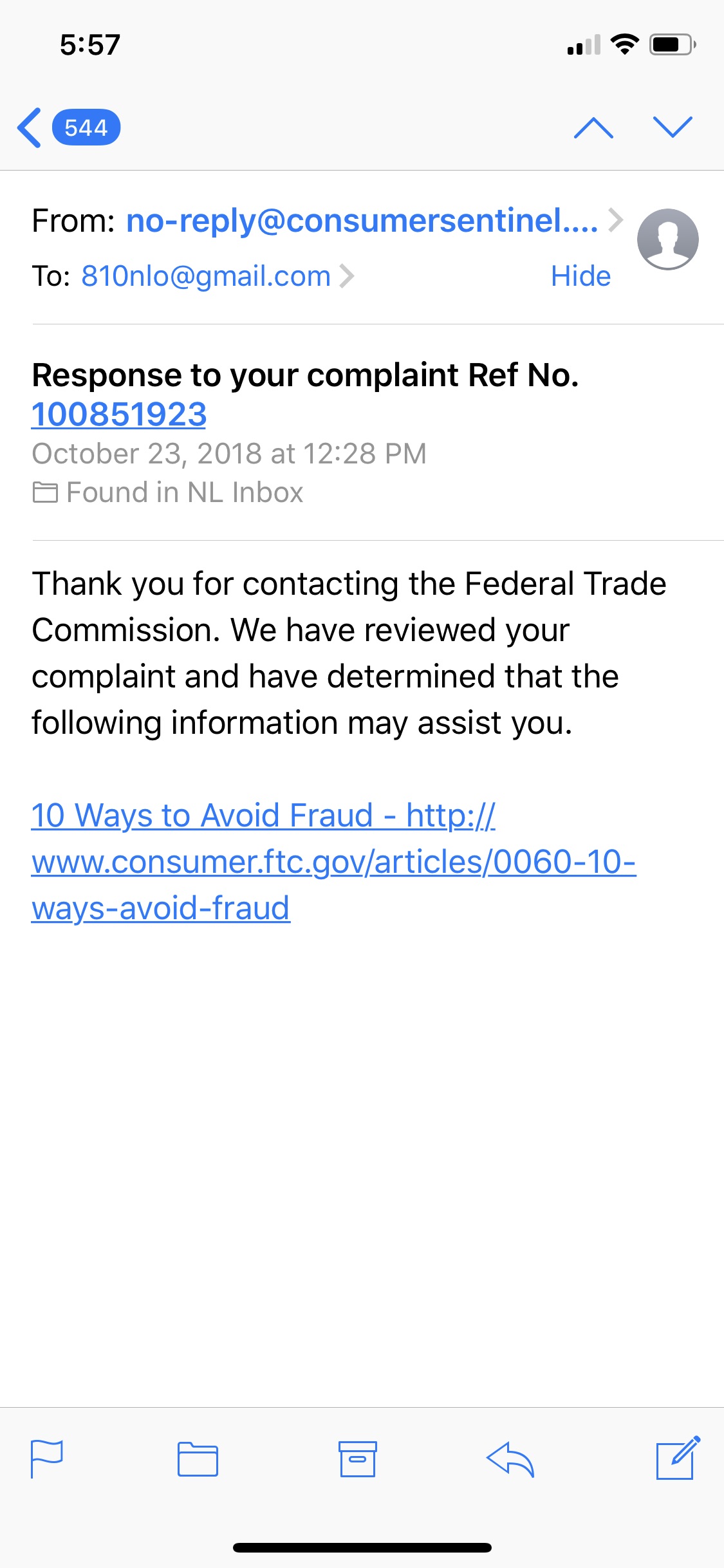 FTC response