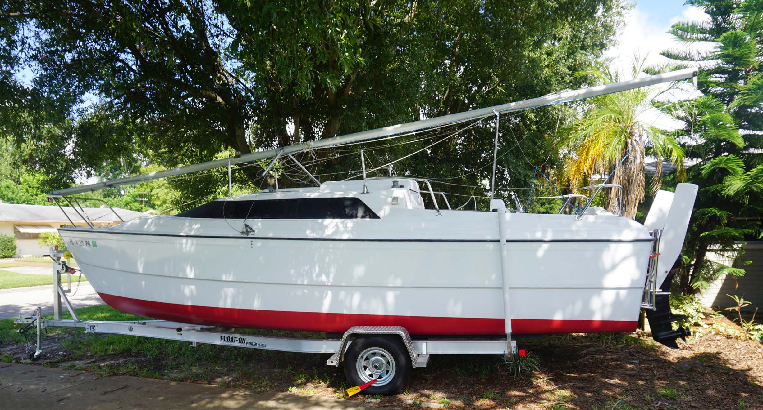 Boat after paint job