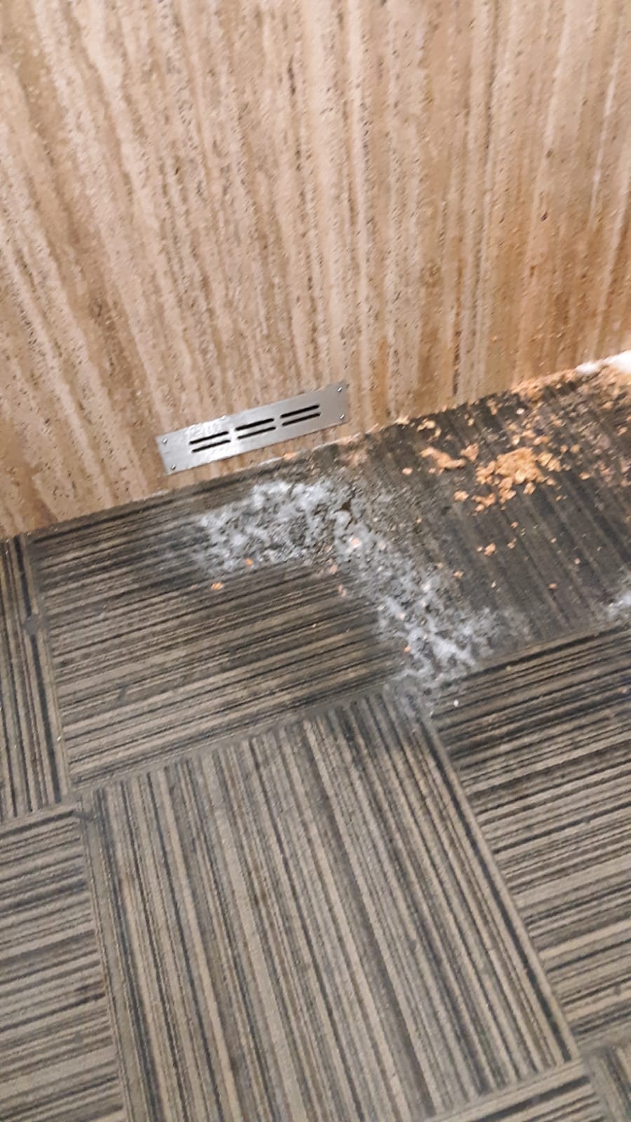 VOMIT IN THE ELEVATOR