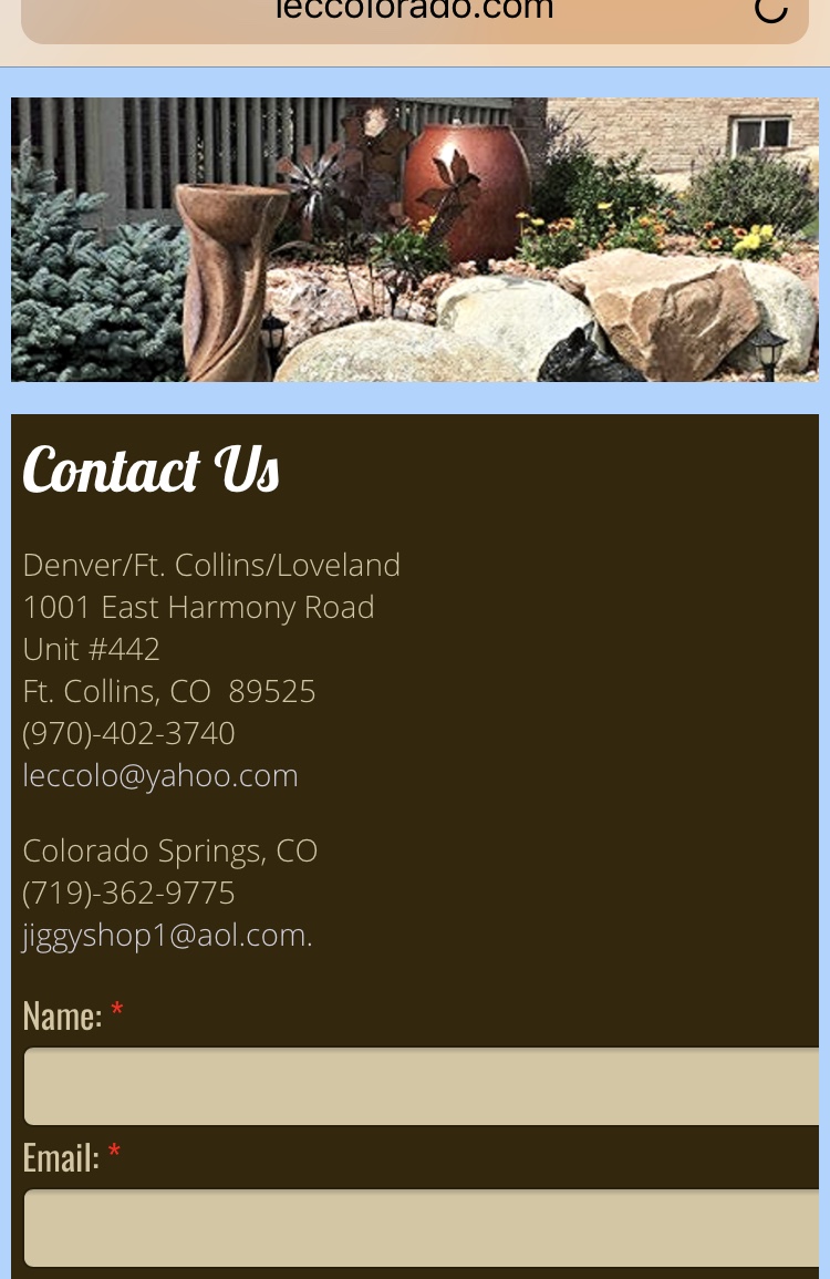 Business Contact for LEC Colorado 