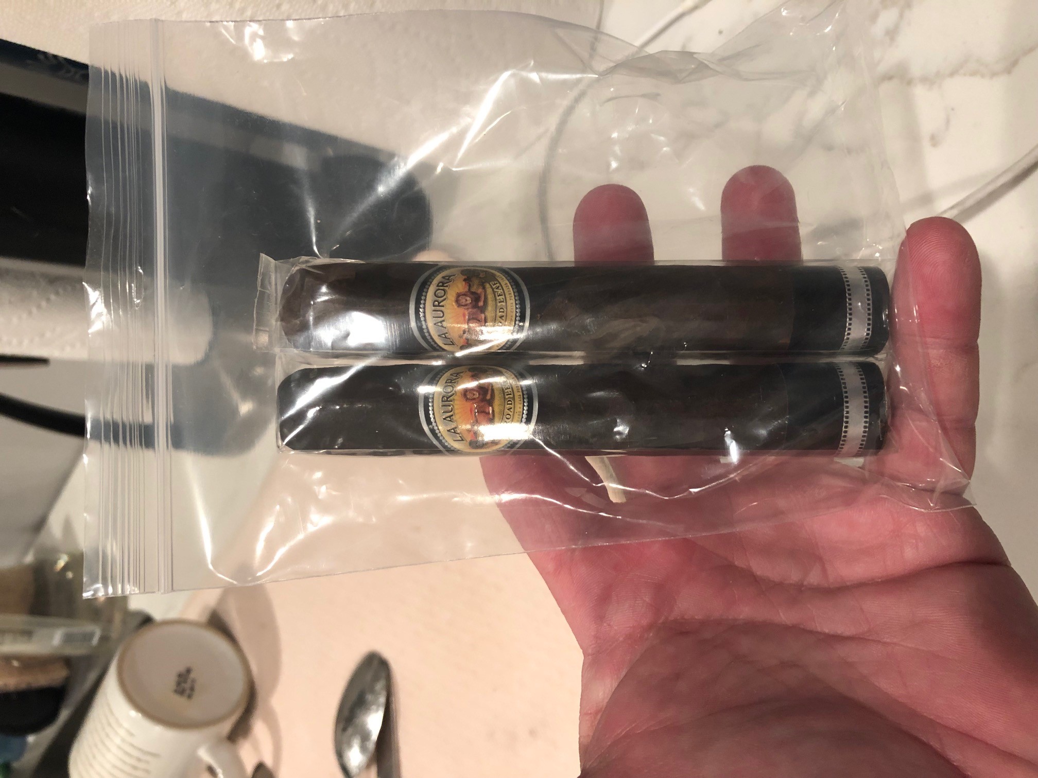 Actual cigars delivered 
