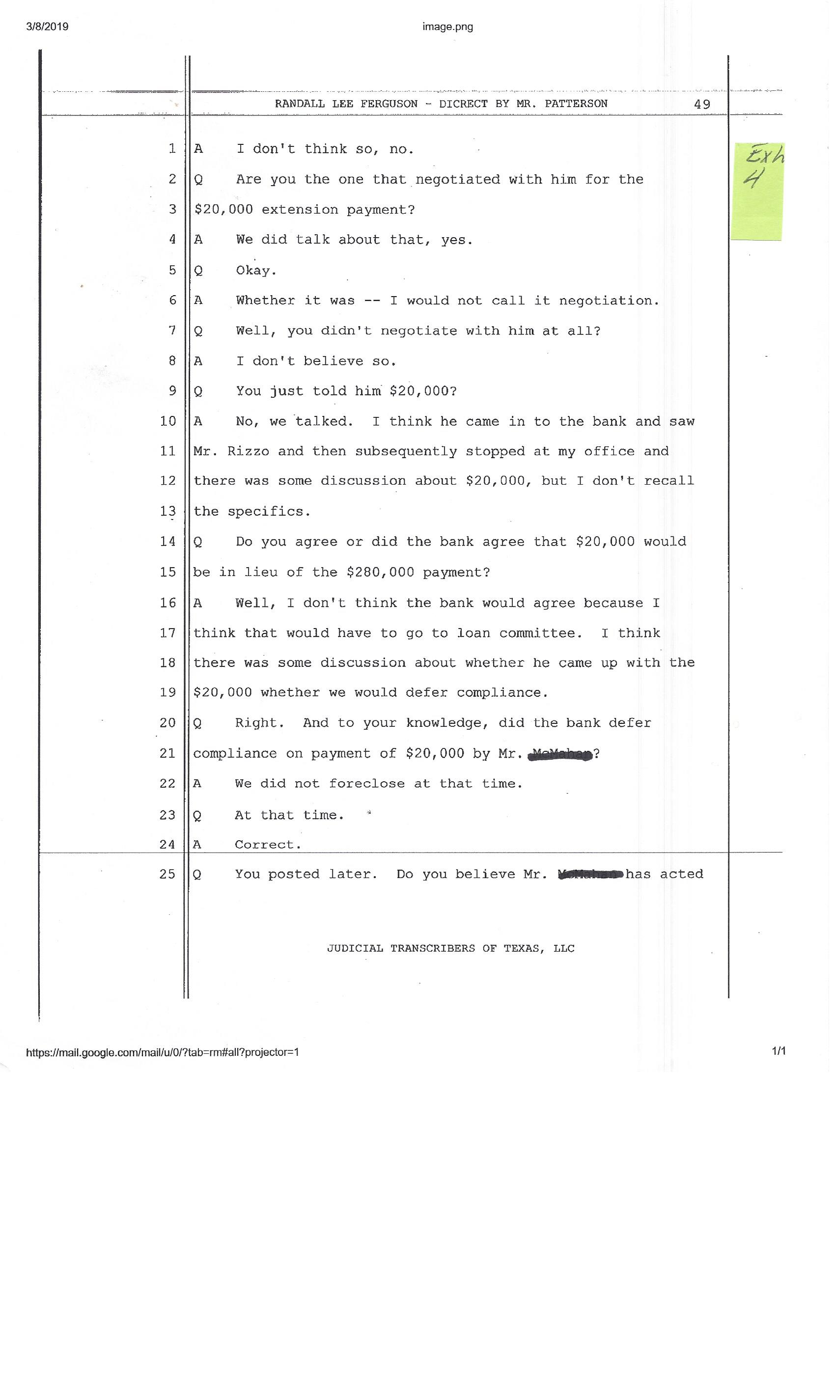 Ferguson testimony page 49