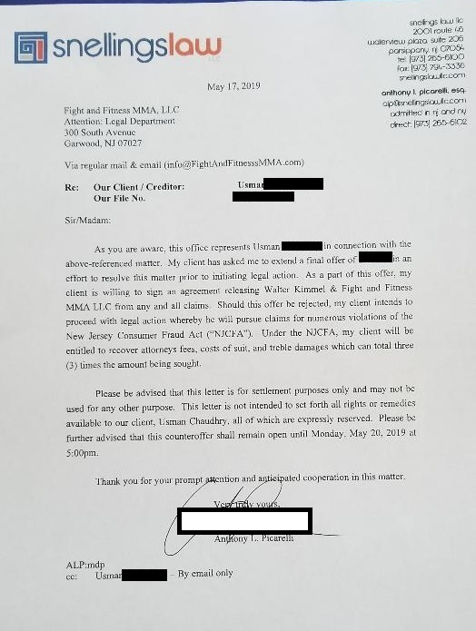 Another legal letter.
