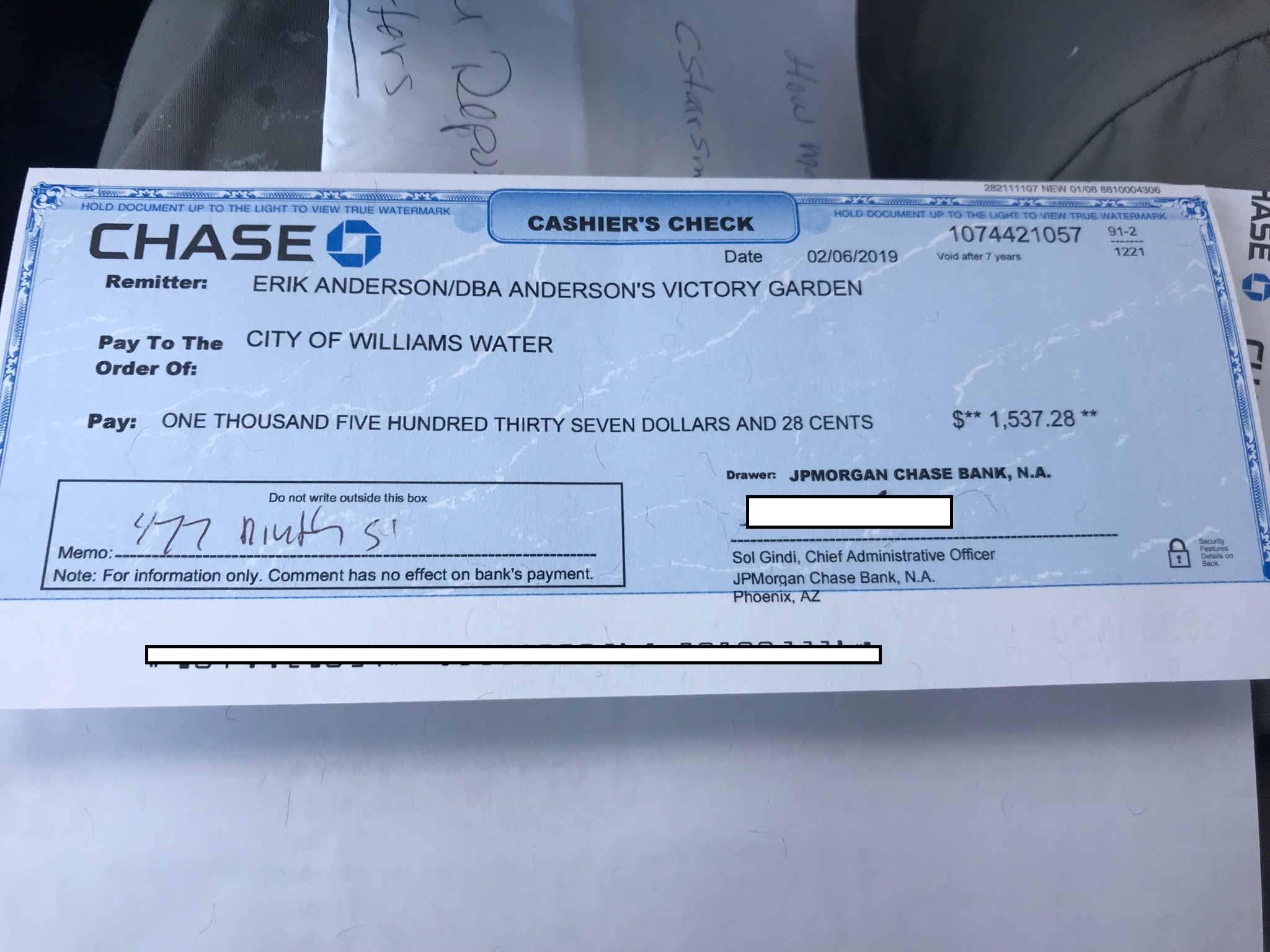 Landlord paying the water bill