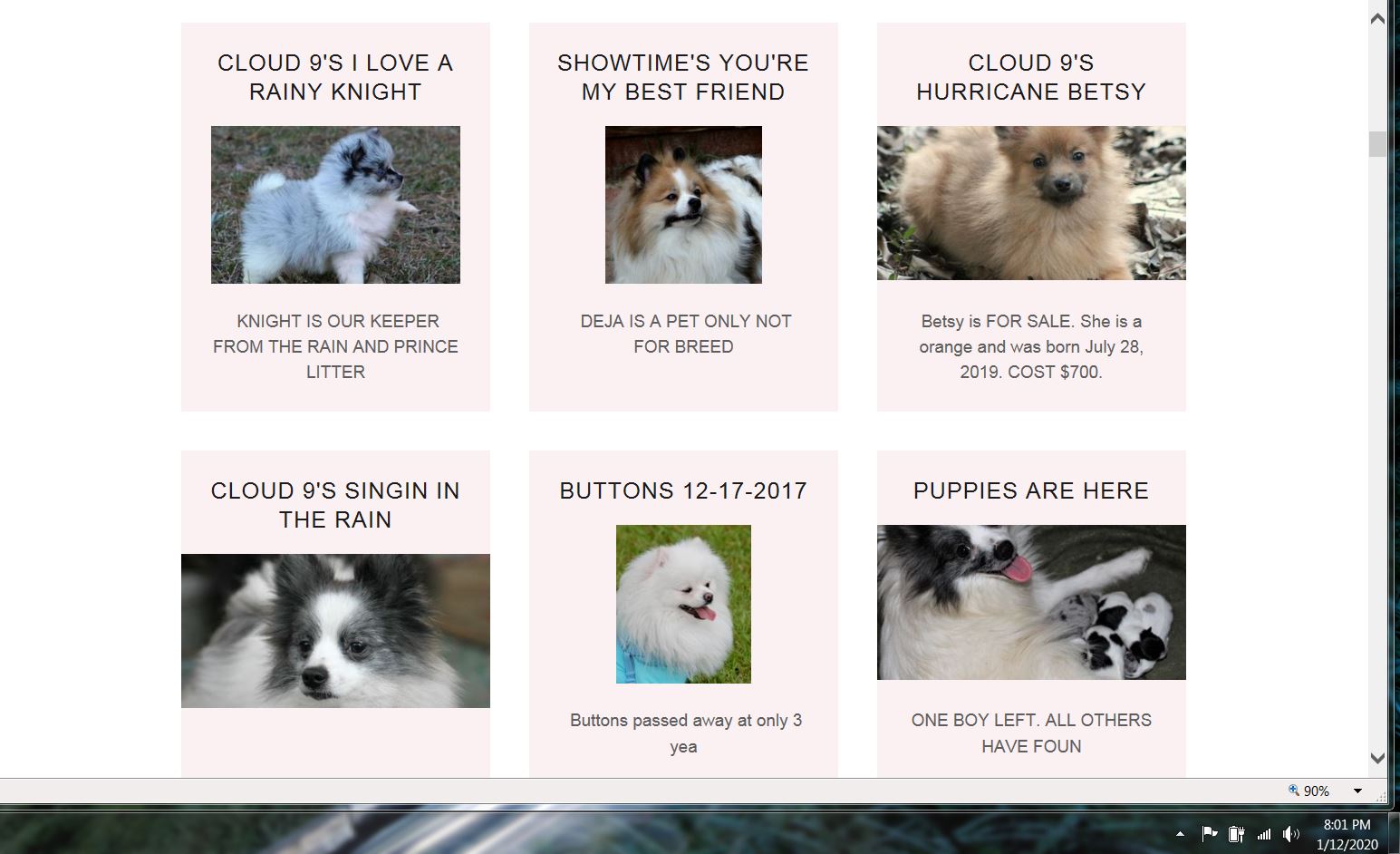 cloud 9 pomeranians page attacks 1