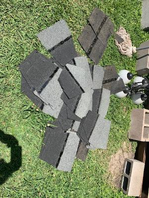 shingles that came off from a new roof