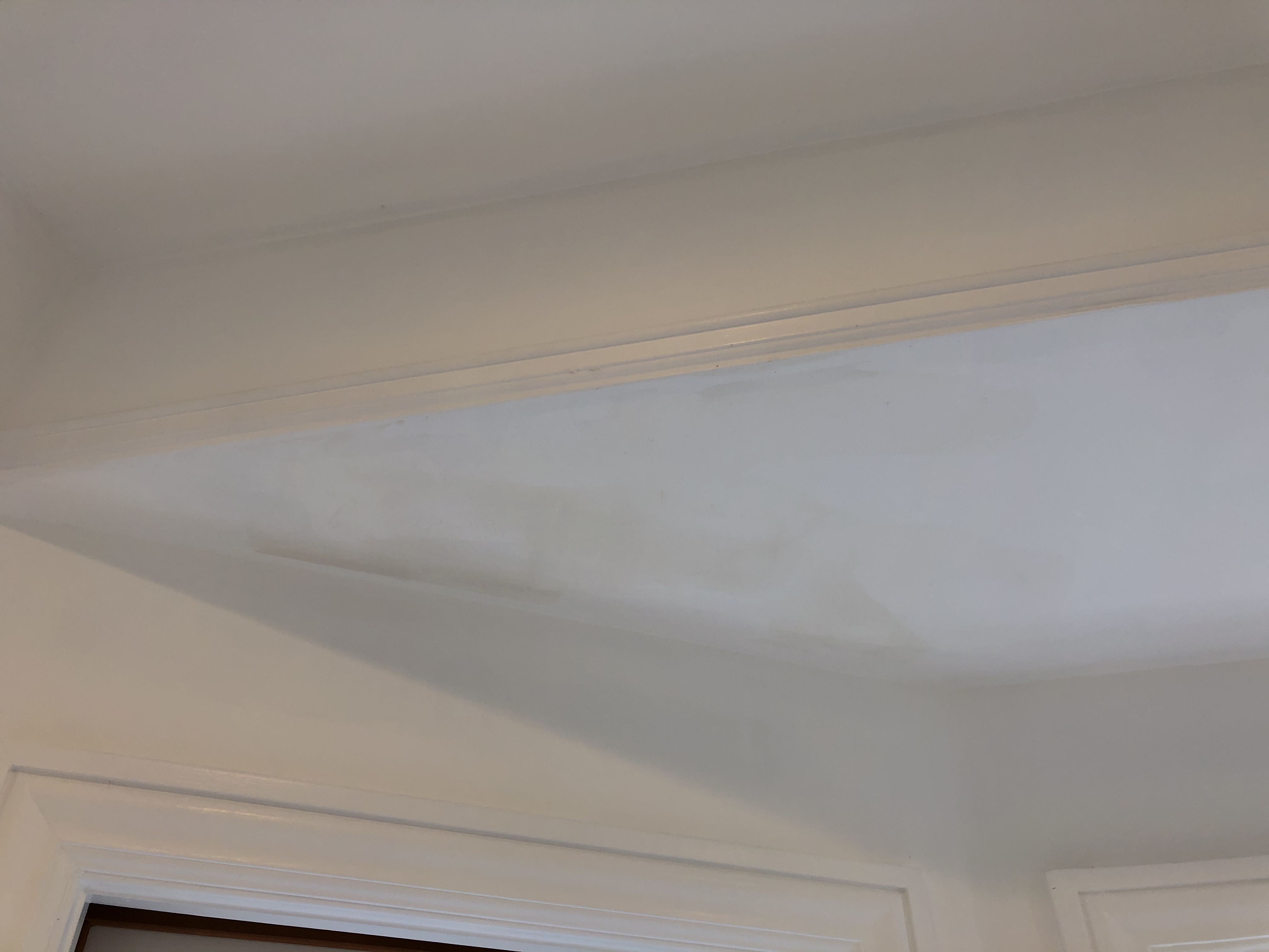 ceiling not painted