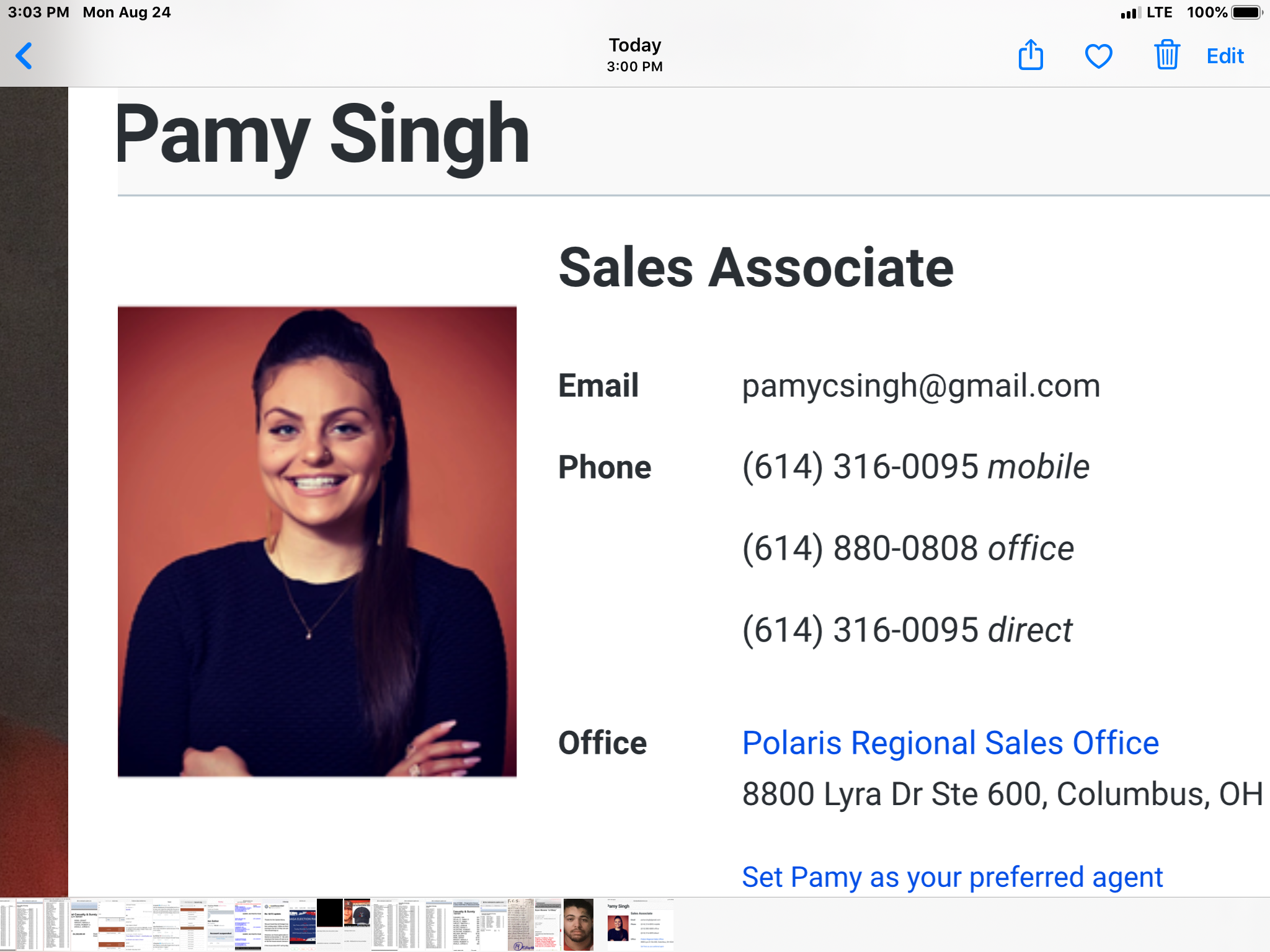 Pamy Singh of Coldwell Banker King Thompson 