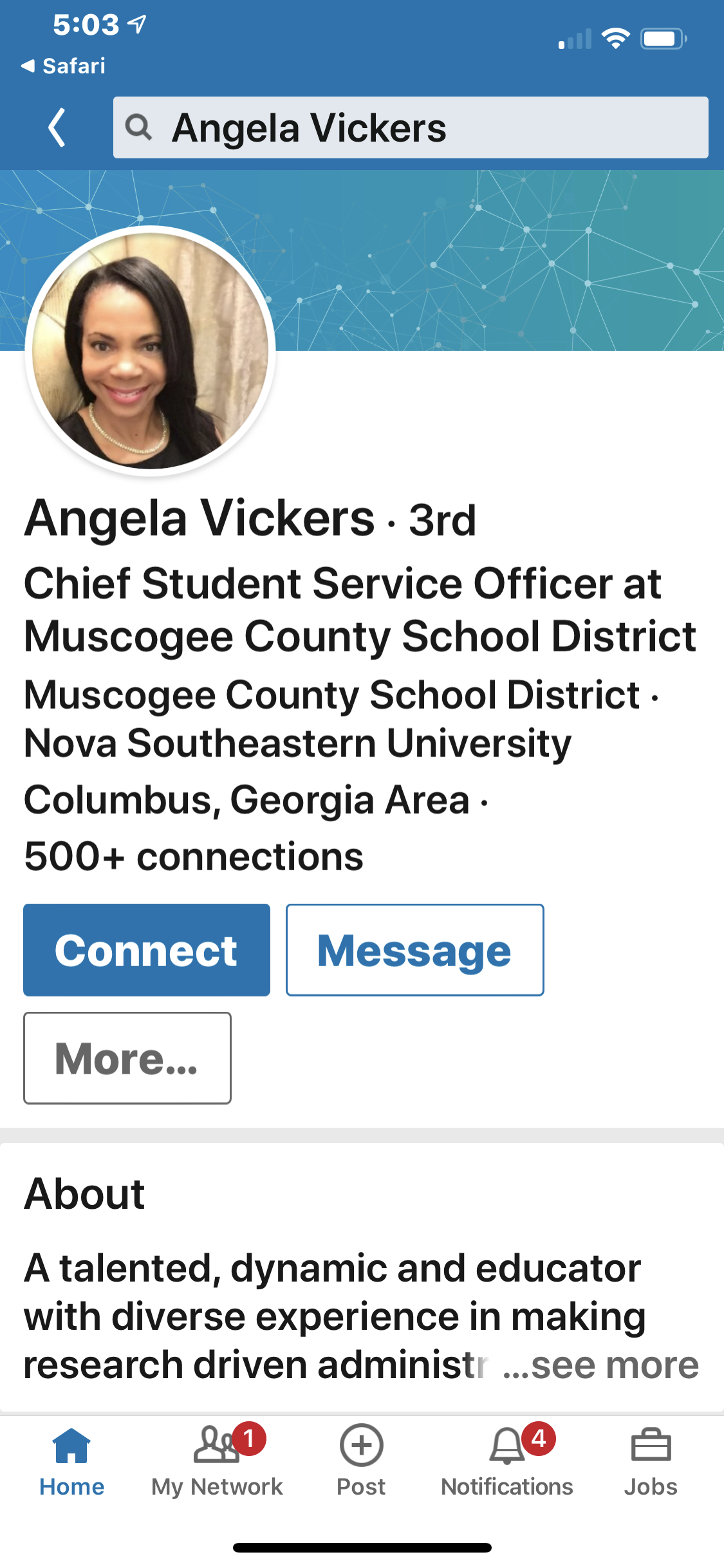Angela Vickers Pesudo Educator and Mistree of Evil