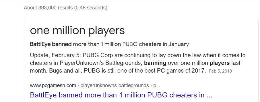 example of how many players being banned. 