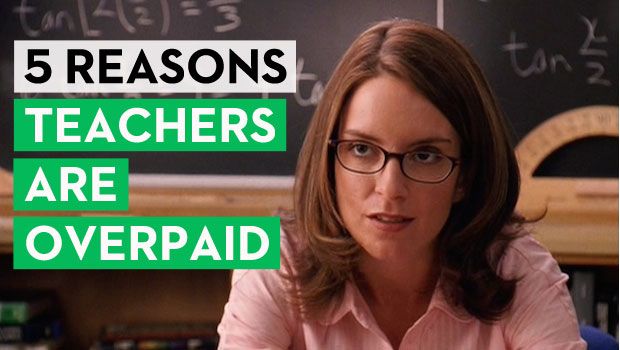 Teachers are overpaid