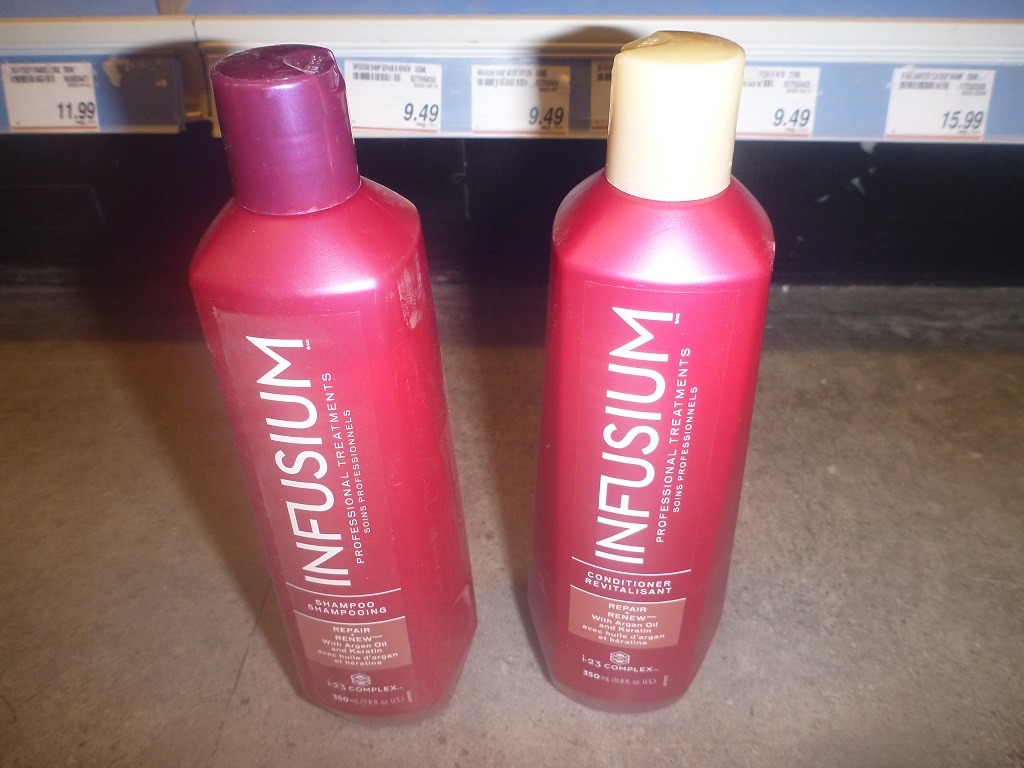 Front Side Of Infusium Shampoo And Conditioner