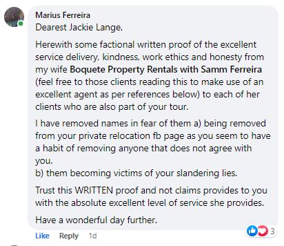PRT FB Review 10 - Marius providing proof 