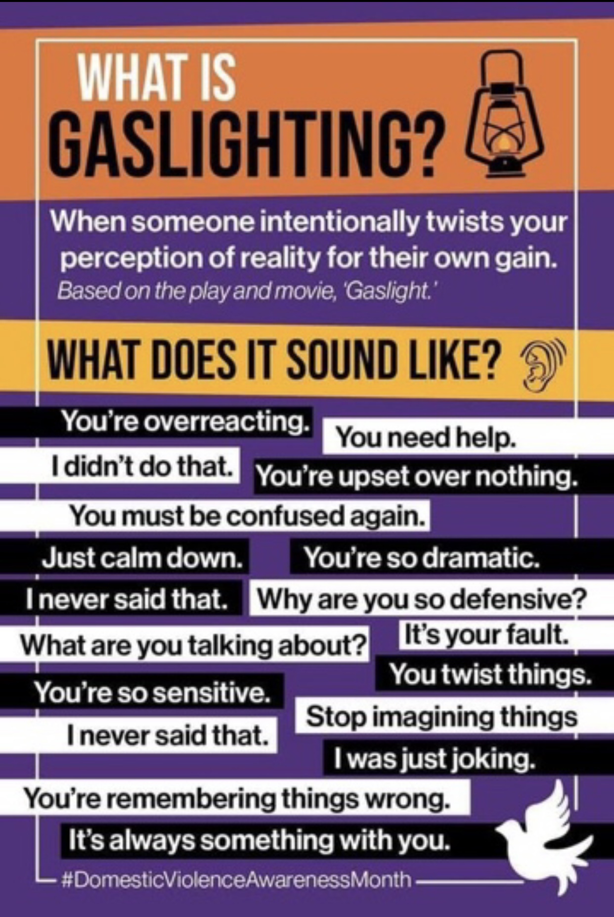 What is gaslighting 