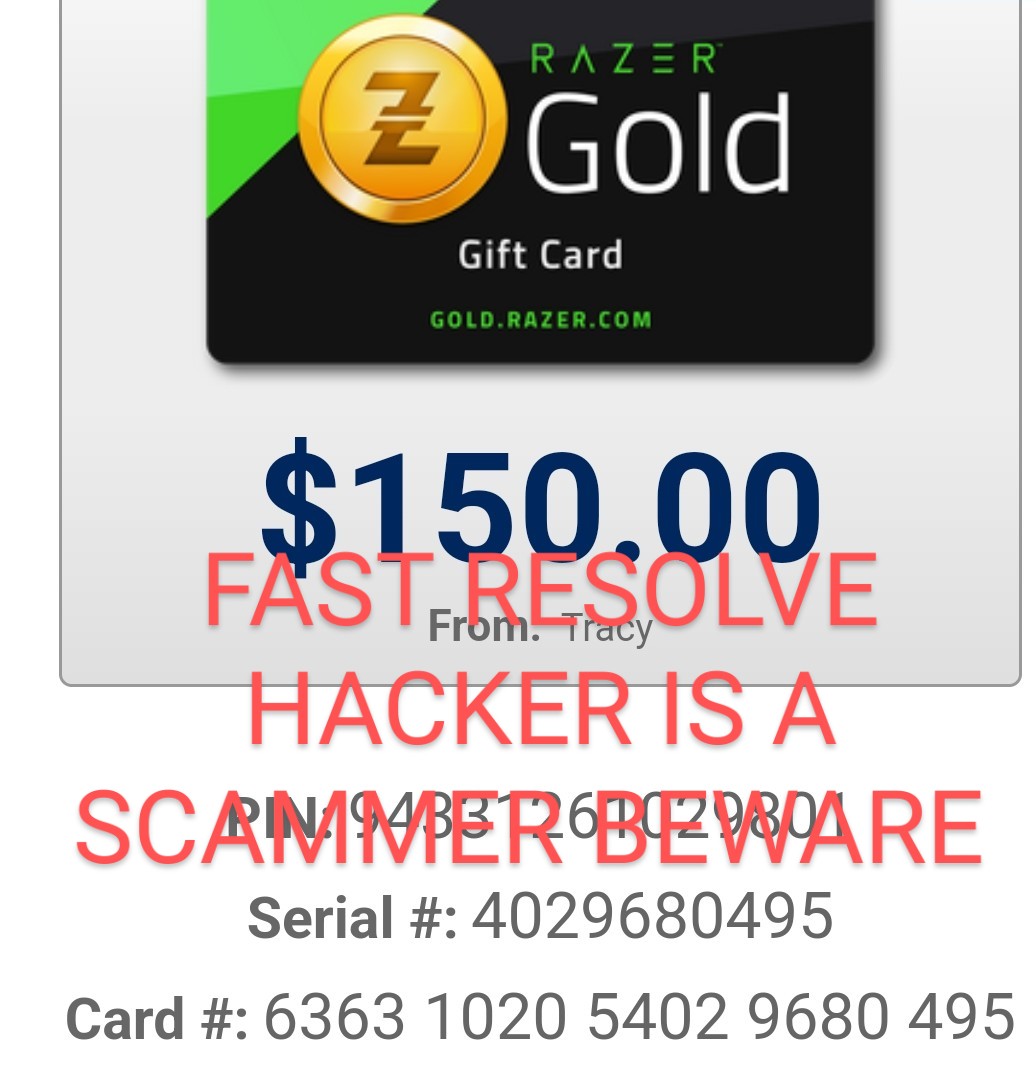 Only accepts gift cards total scammer