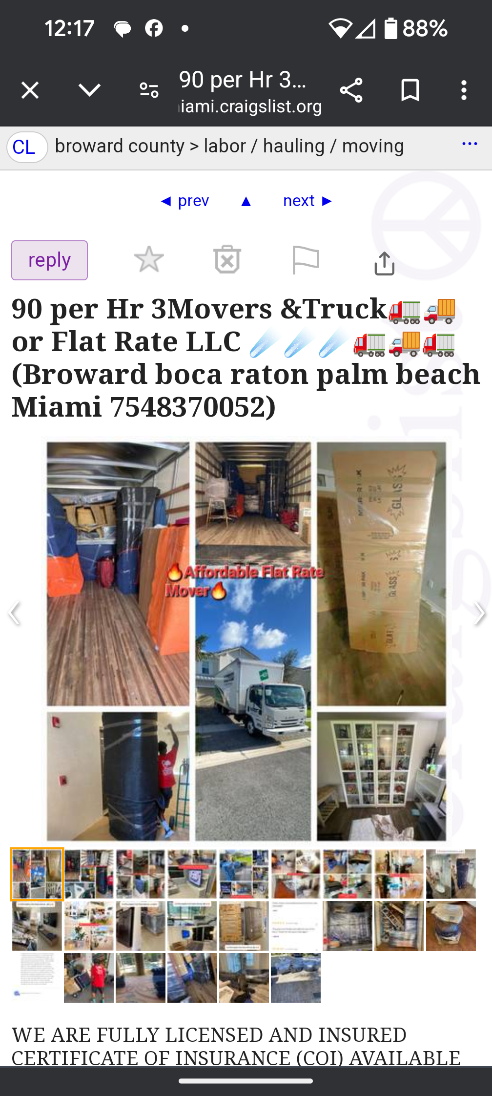 Affordable Flat Rate Moving LLC Beware Fraud 