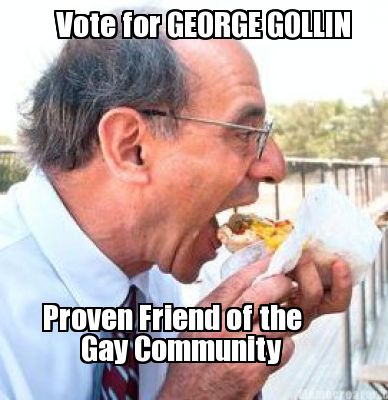 George Gollin bites the big one