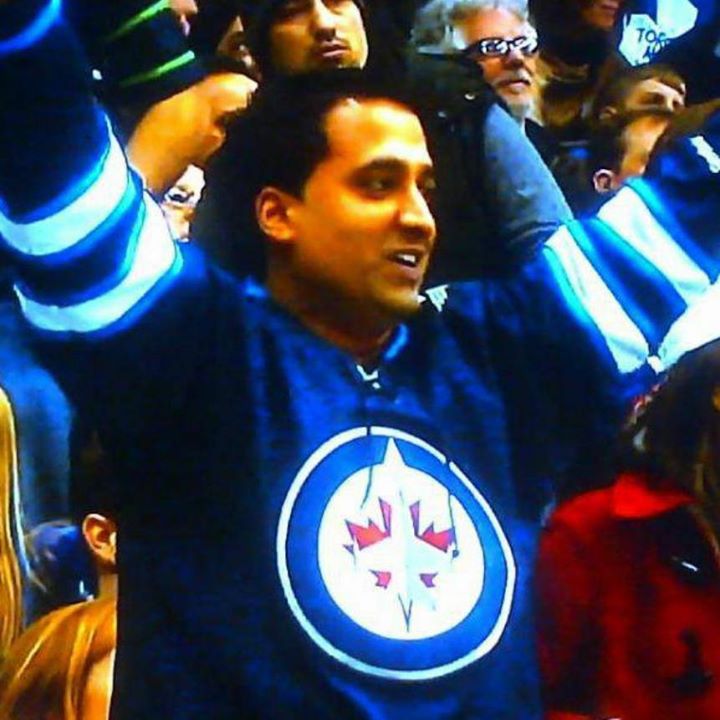 Ajay - loyal Winnipeg jets fan