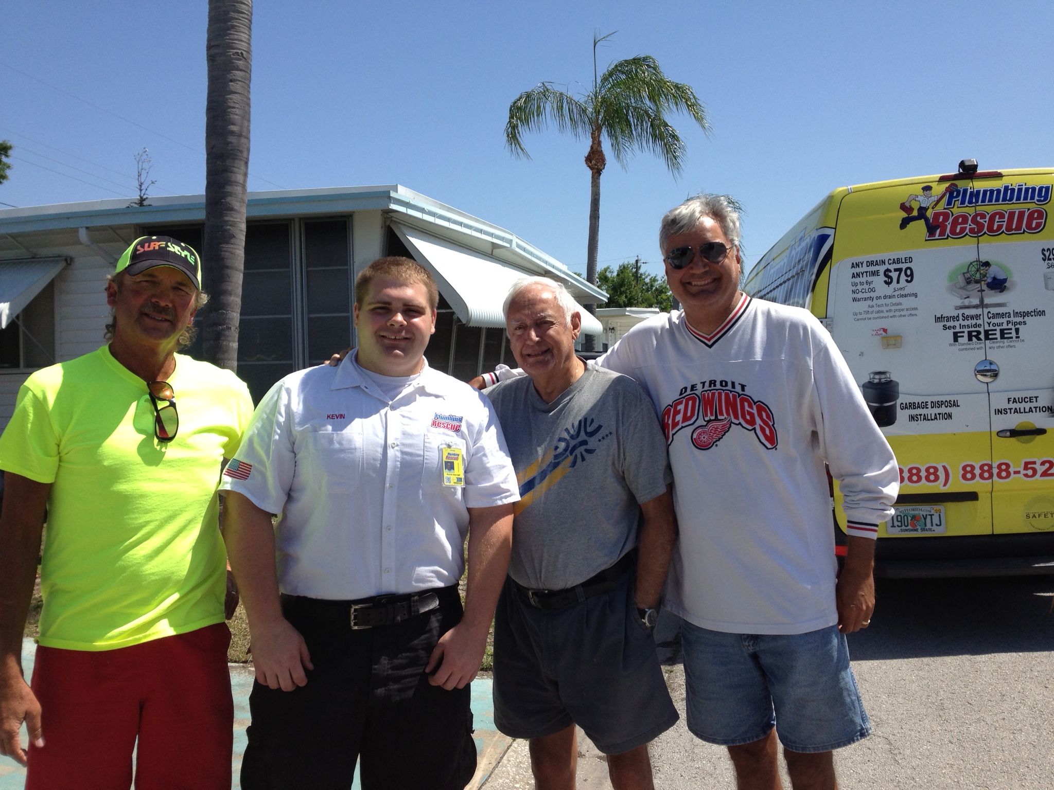 The Good guys at Plumbing Rescue 